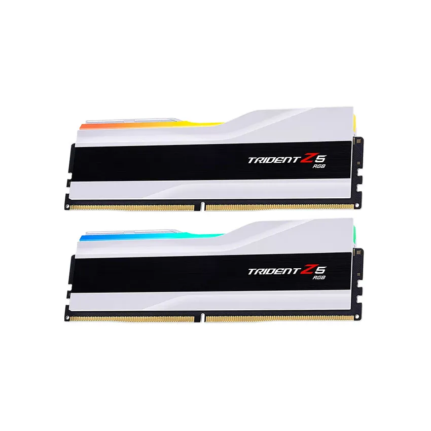Ram Desktop Gskill TRIDENT Z5 RGB (F5-6000J3040G32GX2-TZ5RW) 64GB (2 x 32GB) DDR5 6000Mhz